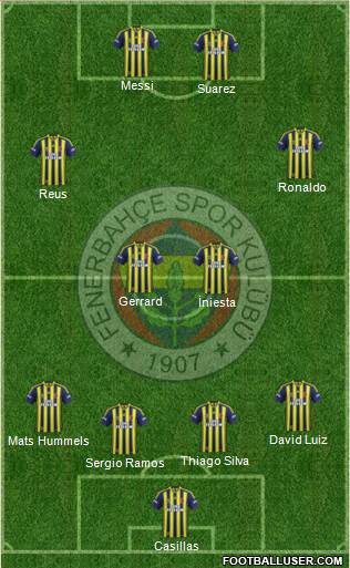 Fenerbahçe SK Formation 2014