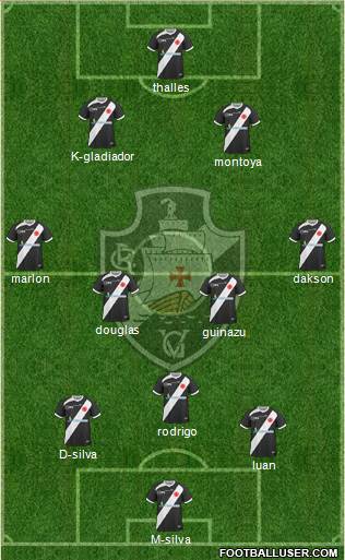 CR Vasco da Gama Formation 2014