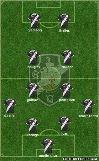 CR Vasco da Gama Formation 2014