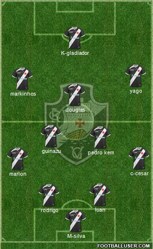 CR Vasco da Gama Formation 2014
