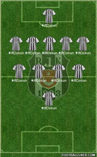 Besiktas JK Formation 2014