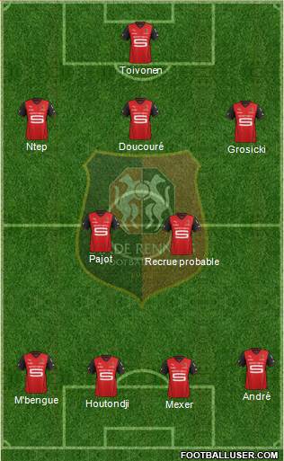 Stade Rennais Football Club Formation 2014