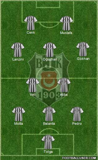 Besiktas JK Formation 2014