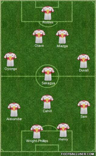 New York Red Bulls Formation 2014