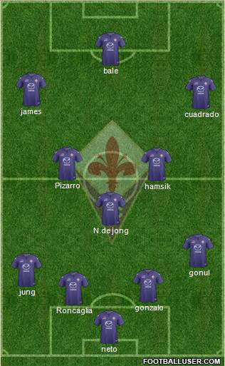 Fiorentina Formation 2014