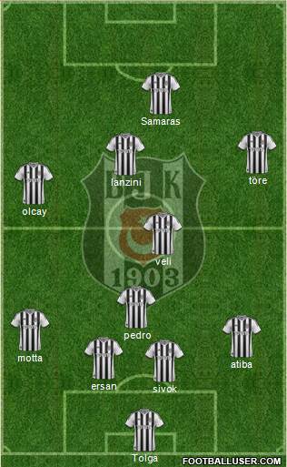 Besiktas JK Formation 2014