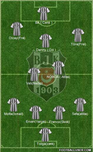 Besiktas JK Formation 2014