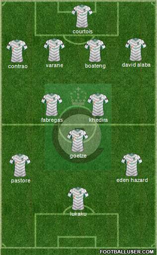 KSV Cercle Brugge Formation 2014