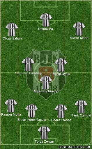 Besiktas JK Formation 2014