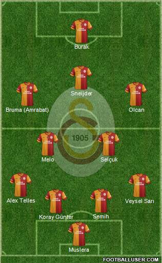 Galatasaray SK Formation 2014