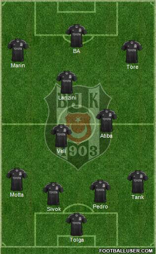 Besiktas JK Formation 2014