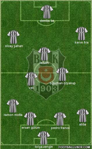 Besiktas JK Formation 2014