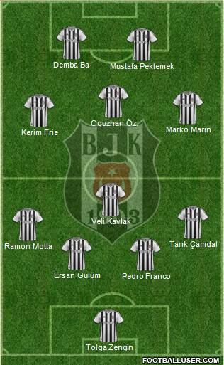 Besiktas JK Formation 2014