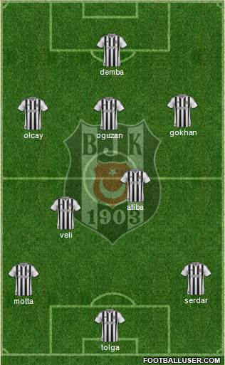 Besiktas JK Formation 2014