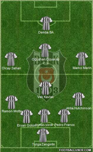 Besiktas JK Formation 2014