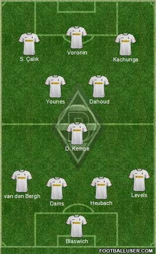 Borussia Mönchengladbach Formation 2014