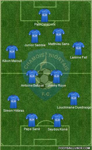 Chamois Niortais Football Club Formation 2014