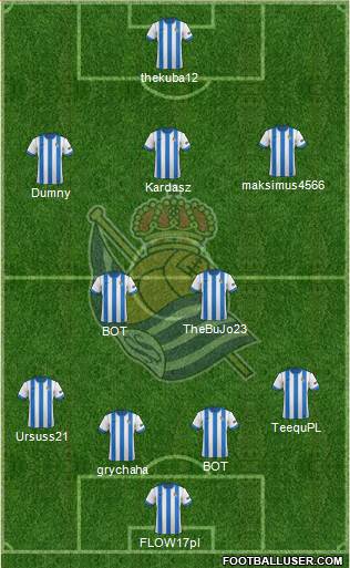 Real Sociedad S.A.D. Formation 2014