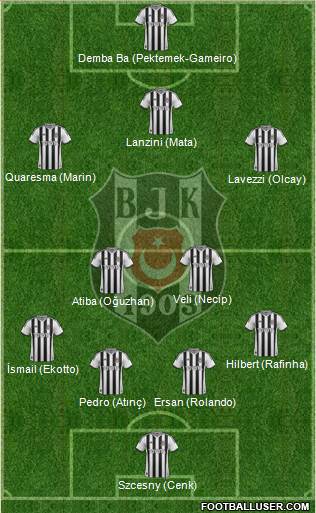 Besiktas JK Formation 2014