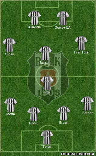 Besiktas JK Formation 2014