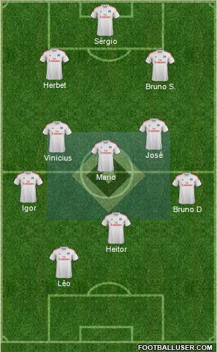 Hamburger SV Formation 2014