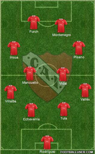 Independiente Formation 2014