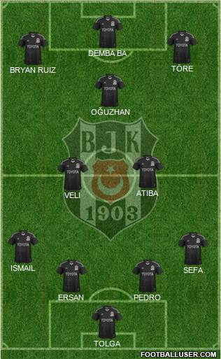 Besiktas JK Formation 2014