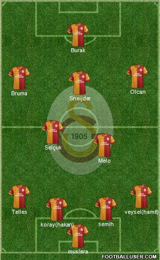 Galatasaray SK Formation 2014