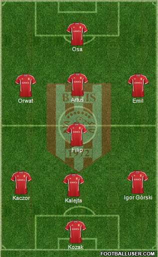 KS Bylis Ballsh football formation