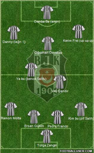 Besiktas JK Formation 2014