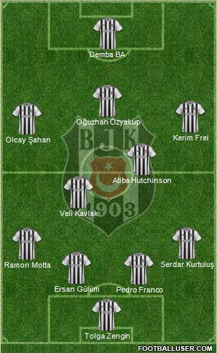 Besiktas JK Formation 2014