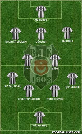 Besiktas JK Formation 2014