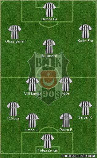 Besiktas JK Formation 2014