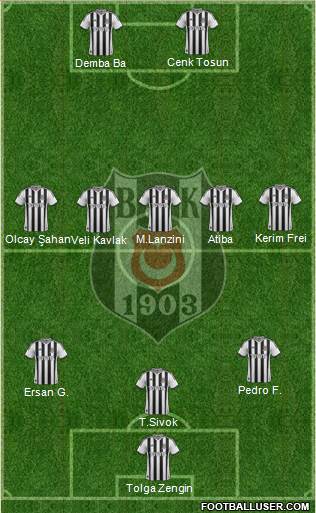 Besiktas JK Formation 2014