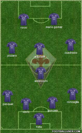 Fiorentina Formation 2014