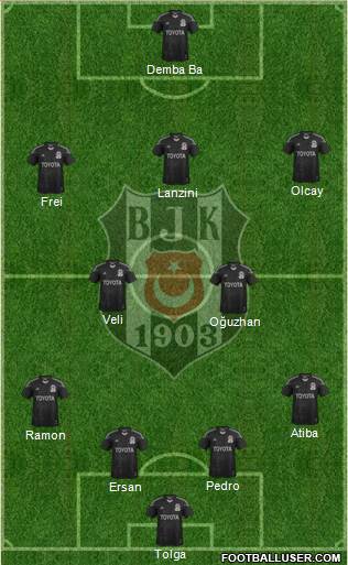 Besiktas JK Formation 2014