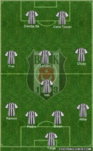 Besiktas JK Formation 2014