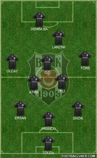 Besiktas JK Formation 2014