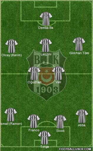 Besiktas JK Formation 2014