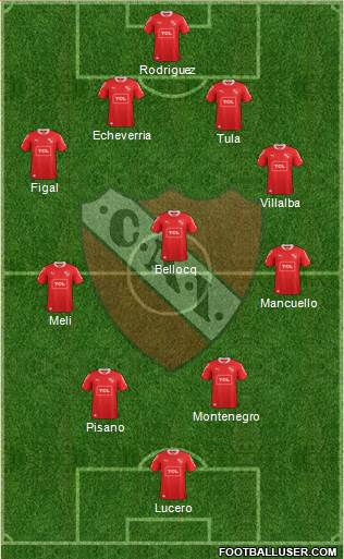 Independiente Formation 2014