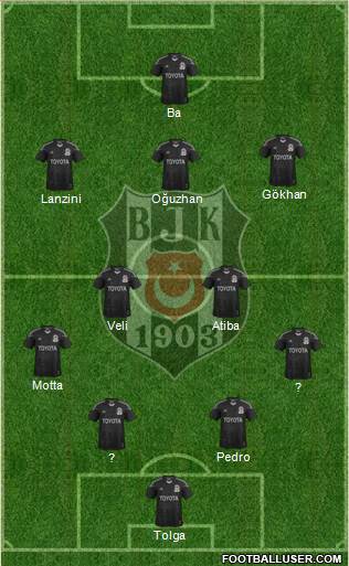 Besiktas JK Formation 2014