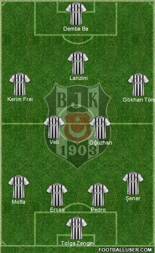 Besiktas JK Formation 2014