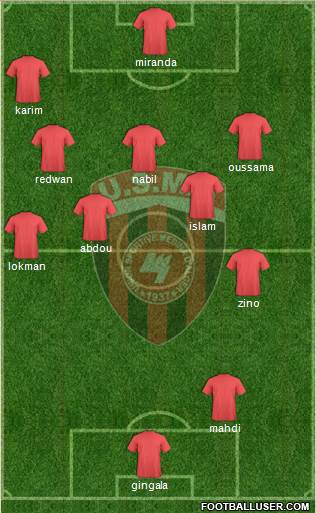 Union Sportive de la Médina d'Alger Formation 2014