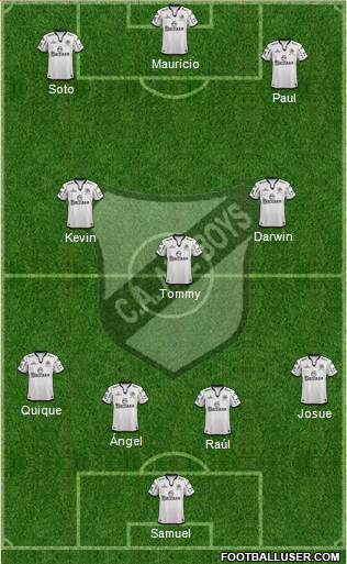 All Boys Formation 2014
