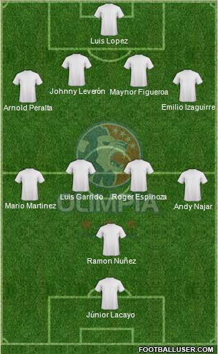 CD Olimpia Formation 2014