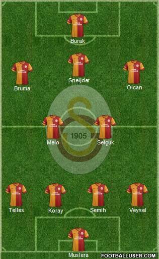 Galatasaray SK Formation 2014
