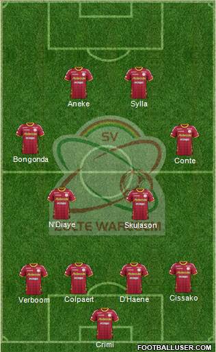 SV Zulte Waregem Formation 2014