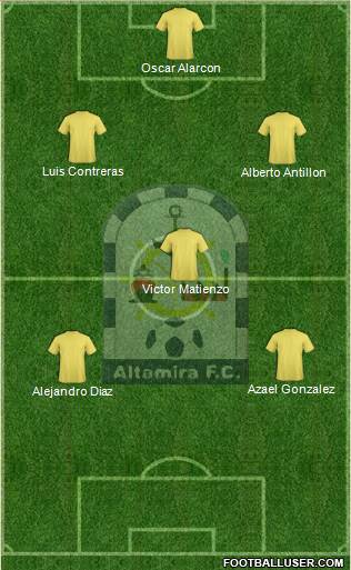 Club Altamira F.C. Formation 2014