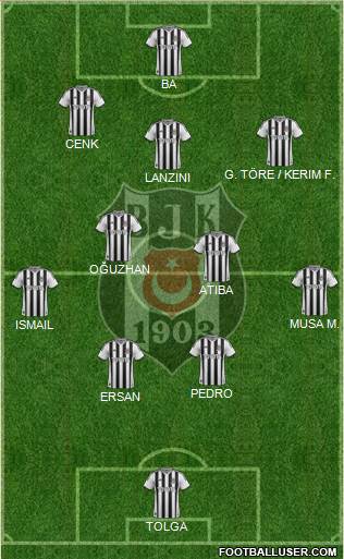 Besiktas JK Formation 2014