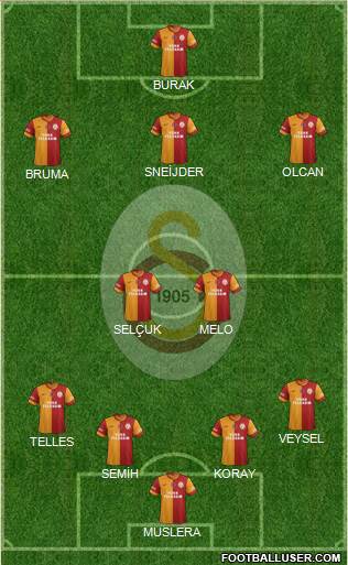 Galatasaray SK Formation 2014